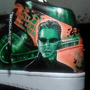 jordan 1 mid ssb custom mens size 9.5